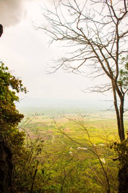 Tayland 'daki mağarası olan Pan şehrinin en iyi manzarası..