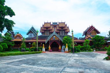 Tayland 'ın Phayao eyaletindeki Nantaram Tapınağı.