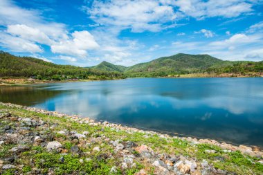 Doi Ngu rezervuarının manzara görüntüsü, Tayland