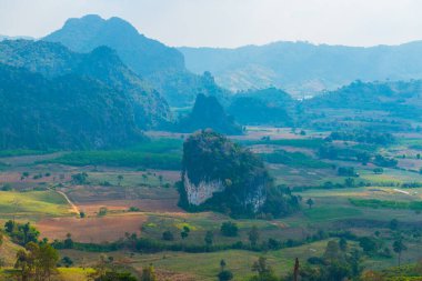 Phu Langka Ulusal Parkı, Tayland Güzel Manzarası.
