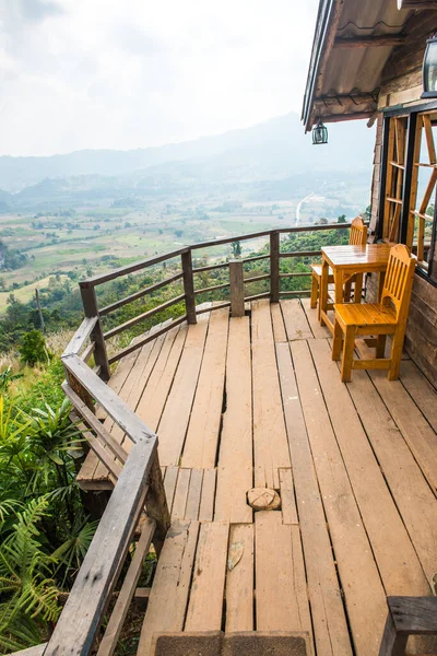 Thailand Phu Langka Ulusal Parkı 'nda Terrace ile güzel bir manzara..