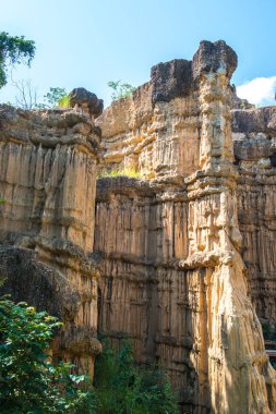 Tayland 'da Mae Wong Milli Parkı' nda Pha Chau..