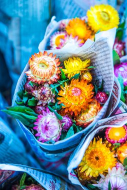 Hasır çiçek paketi, Tayland.