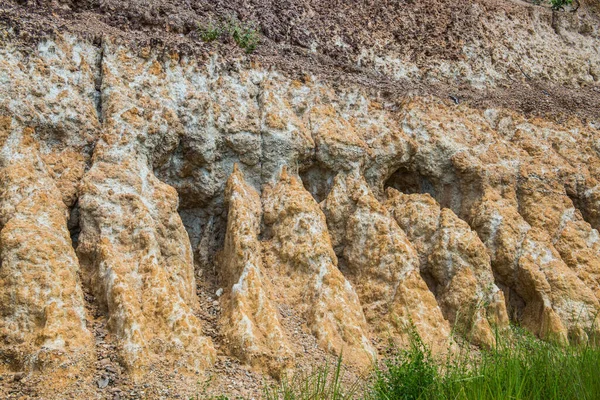 Tayland, Tayland 'daki güzel toprak katmanlarının arka planı.