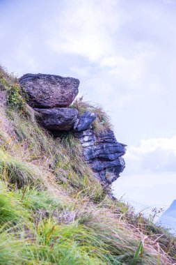 Chiangrai, Tayland 'daki Phu Chi Fa Dağı manzarası.