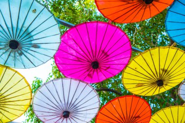 Tayland ana şemsiyesinin arka planı, Tayland.