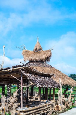 Tayland 'da Mae Hong Son vilayetinde Tayland kır köşkü.