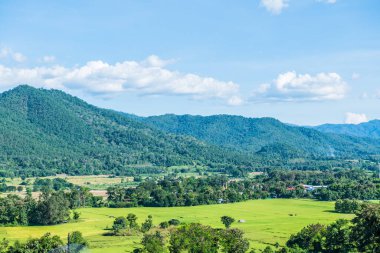 Tayland 'ın Pai şehrinde doğal manzara.