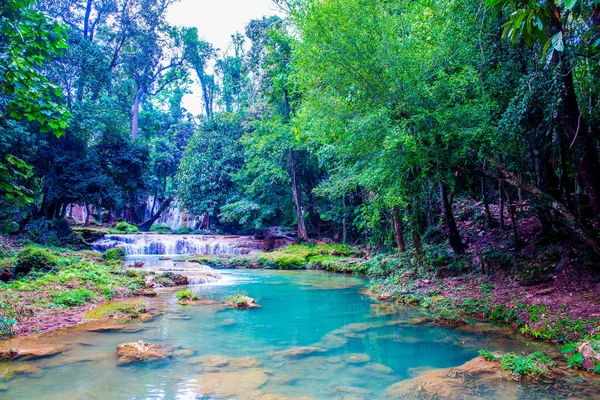 Tansawan waterfall in Doi Phu Nang national park, Thailand.