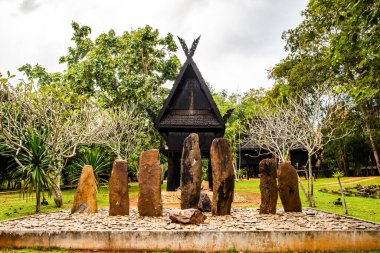 Baan Dam Müzesi, Tayland 'daki güzel ahşap bina..