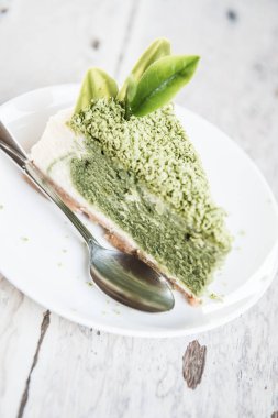 Beyaz Bulaşık, Tayland 'da Yeşil Çay Peynirli Kek.