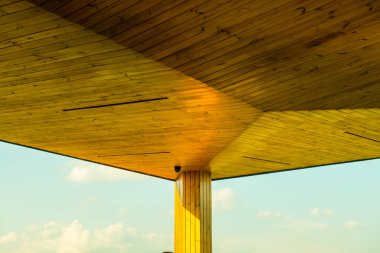 Modern ahşap tavan, Tayland.