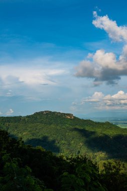 KM 12 'den bakıldığında dağ manzarası, Chiang Rai vilayeti.