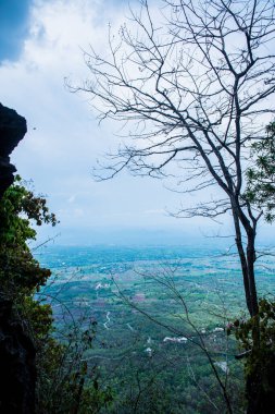 Tayland 'daki mağarası olan Pan şehrinin en iyi manzarası..