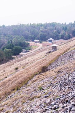 Mae Ngat Somboon Chon barajının manzara manzarası, Tayland