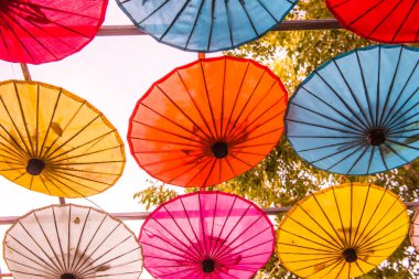 Tayland ana şemsiyesinin arka planı, Tayland.