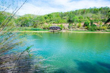 Chiangrai, Tayland 'daki Wangmajshar Gölü Manzarası