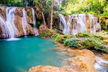 Tansawan Şelalesi Doi Phu Nang Ulusal Parkı, Tayland.