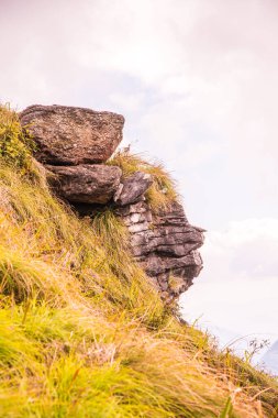 Chiangrai, Tayland 'daki Phu Chi Fa Dağı manzarası.