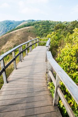 Kew Mae Pan 'ın Doi Inthanon Doğal Parkı, Tayland Bakış Alanı