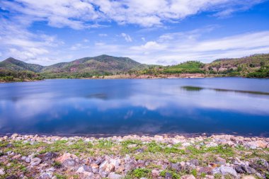 Doi Ngu rezervuarının manzara görüntüsü, Tayland