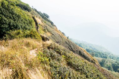 Kew Mae Pan görünümü Doi Inthanon Tabiat Parkı, Tayland