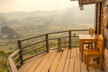 Phu Langka Ulusal Parkı, Tayland Güzel Manzarası.