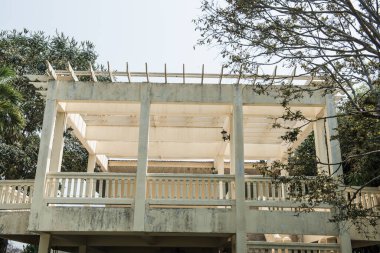 Tayland 'daki Dara Pirom Sarayı' ndaki eski bina.