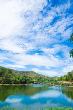 Chiangrai, Tayland 'daki Wangmajshar Gölü Manzarası