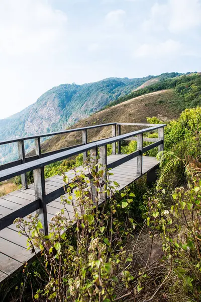 Kew Mae Pan görünümü Doi Inthanon Tabiat Parkı, Tayland