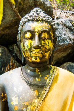 Doğal geçmişi olan Buda heykeli, Tayland