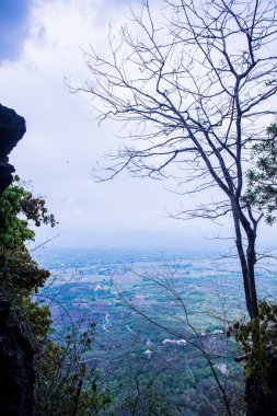 Tayland 'daki mağarası olan Pan şehrinin en iyi manzarası..