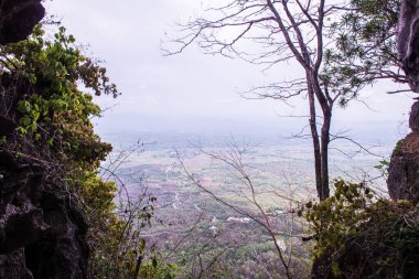 Tayland 'daki mağarası olan Pan şehrinin en iyi manzarası..