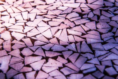 Dekorasyon için toplanan küçük tahta parçaları, Tayland