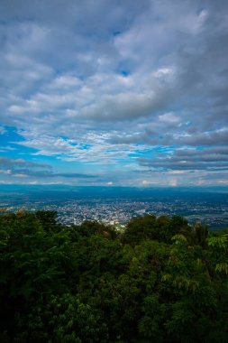 Tayland 'ın Chiangmai eyaletinin şehir manzarası.