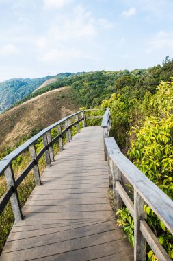 Kew Mae Pan 'ın Doi Inthanon Doğal Parkı, Tayland Bakış Alanı