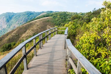 Kew Mae Pan 'ın Doi Inthanon Doğal Parkı, Tayland Bakış Alanı