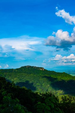 KM 12 'den bakıldığında dağ manzarası, Chiang Rai vilayeti.