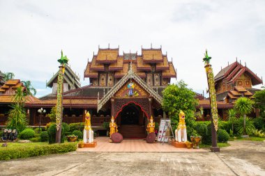 Tayland 'ın Phayao eyaletindeki Nantaram Tapınağı.