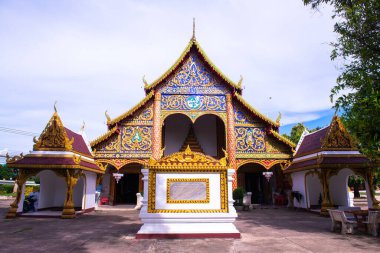 Thai stili kilise Phra Nang Din tapınağı, Tayland.