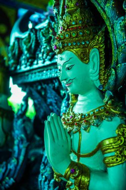 Tayland stili melek Rong Sua 'da. Tayland, 10 tapınağı..