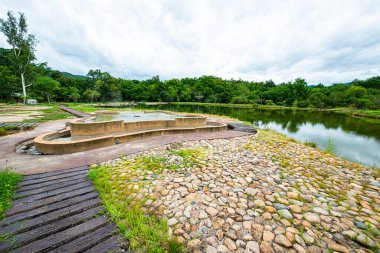 Tayland 'ın Chiang Mai eyaletindeki Thephanom kaplıcaları.