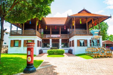 Tayland 'da müze binası olan Tayland tarzı posta kutusu,