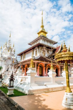 Chiangmai, Tayland 'daki Darabhirom Ormanı Manastırı' ndan Phra Chao Than Jai Mondop.