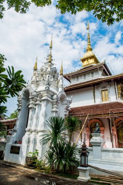 Chiangmai, Tayland 'daki Darabhirom Ormanı Manastırı' ndan Phra Chao Than Jai Mondop.