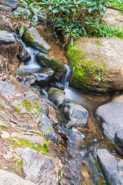 Su Maesa Noi Şelalesi 'nde akıyor, Tayland.