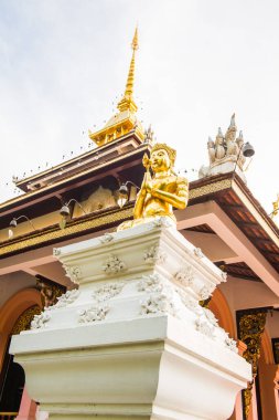 Chiangmai, Tayland 'daki Darabhirom Ormanı Manastırı' ndan Phra Chao Than Jai Mondop.