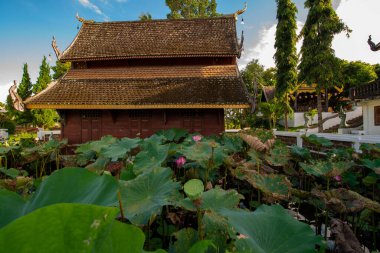Phuttha Eoen tapınağındaki eski kilise, Tayland.