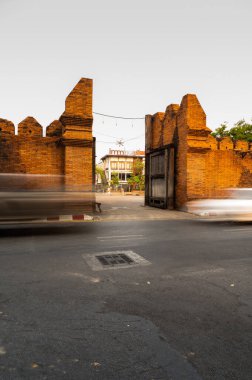 CHIANG MAI, THAILAND - April 11, 2020 : Tha Phae Gate in Chiang Mai Province, Thailand.