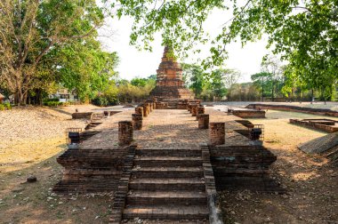 Panorama view of I-Kang temple or Wat I-Kang, Chiang Mai province.